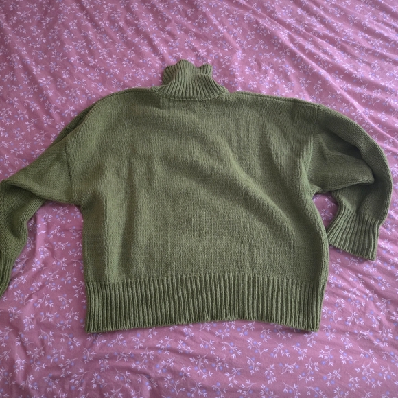 Babaa Eco Wool Jumper No17 in Olivera - Picture 4 of 5